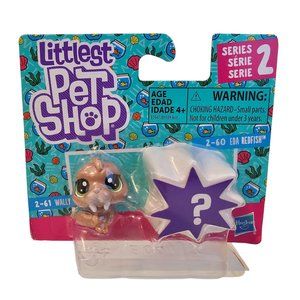 Hasbro Littlest Pet Shop Mini Pets #2-61 Wally Walro Walrus #2-60 Eda Redfish